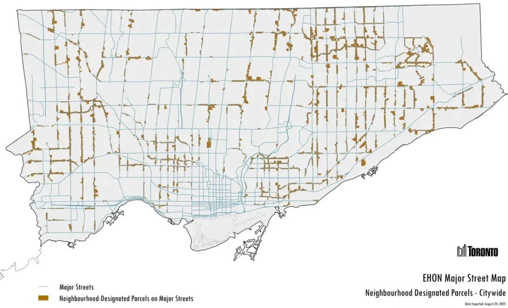 Properties by Major Streets