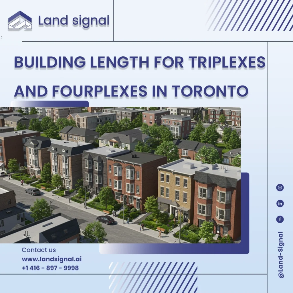 Building Length for Triplexes and Fourplexes in Toronto
