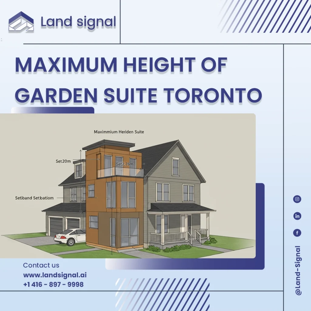 Maximum Height of Garden Suite Toronto