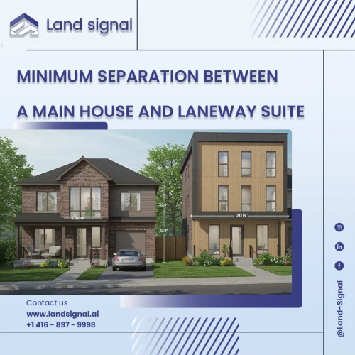 Minimum Separation Between a Main House and Laneway Suite in Toronto