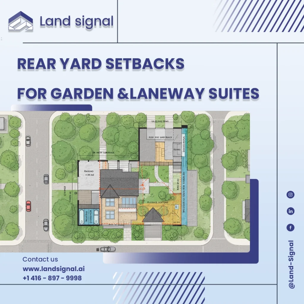 Rear Yard Setbacks for Garden Suites and Laneway Suites in Toronto