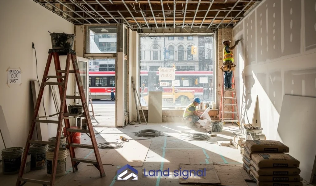 Commercial Permits in Toronto - construction workers renovating