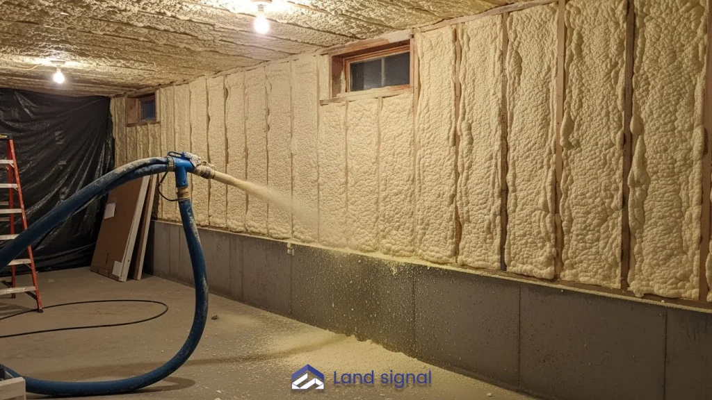 Spray Foam Insulation Basement 