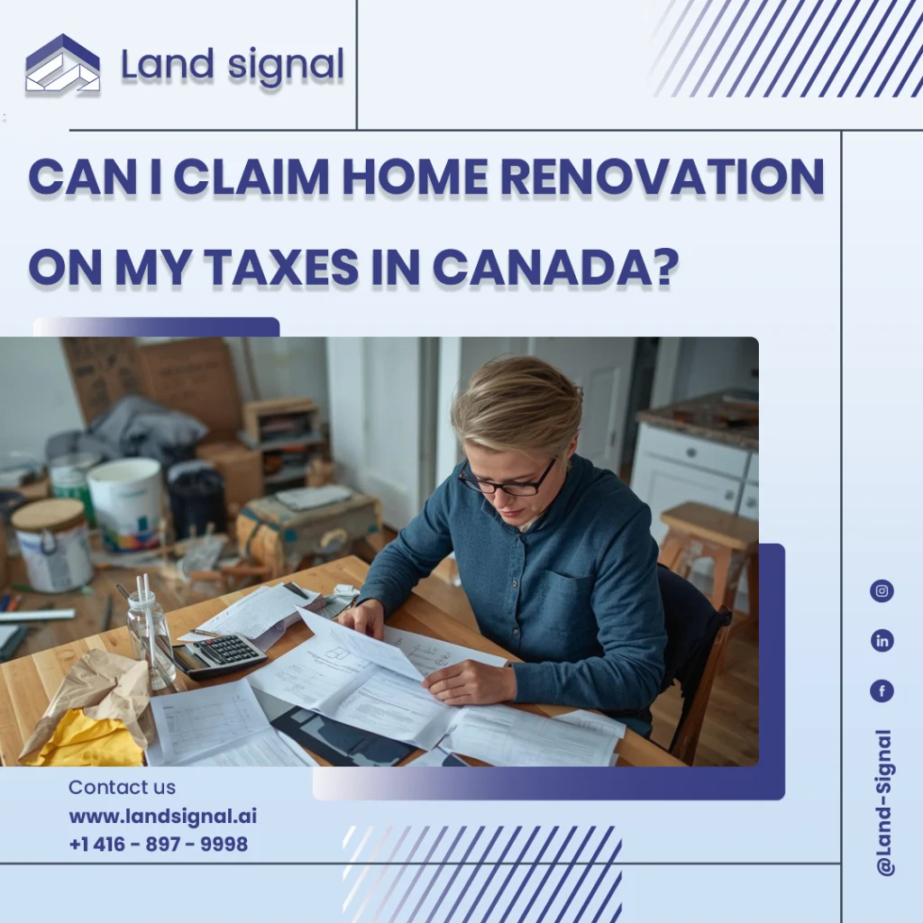 Can I Claim Home Renovations on My Taxes in Canada