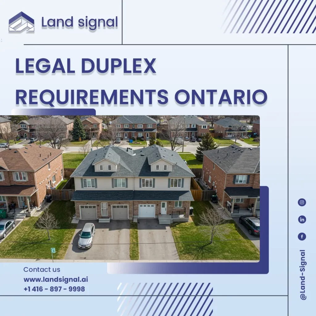 Legal Duplex Requirements Ontario