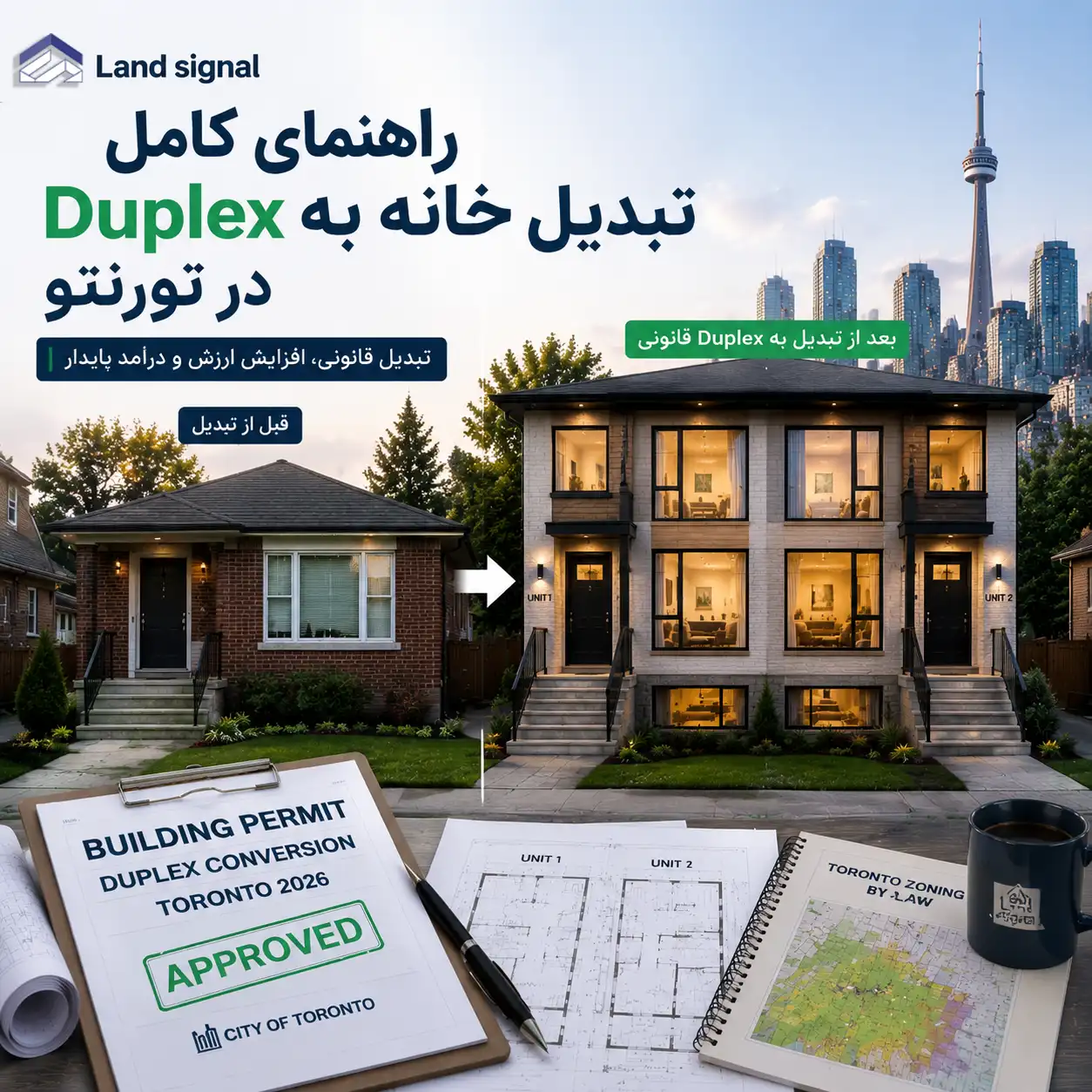 تبدیل خانه به Duplex در تورنتو