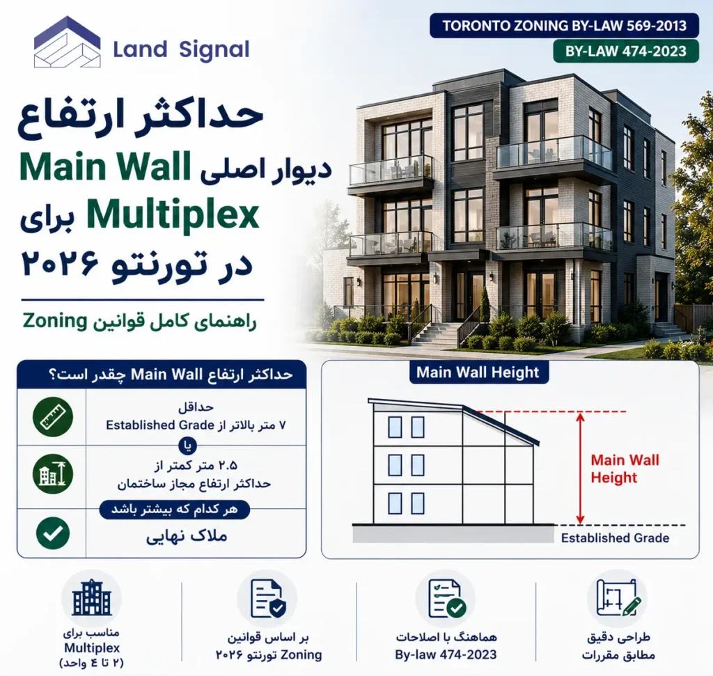 حداکثر ارتفاع Main Wall برای Multiplex در تورنتو