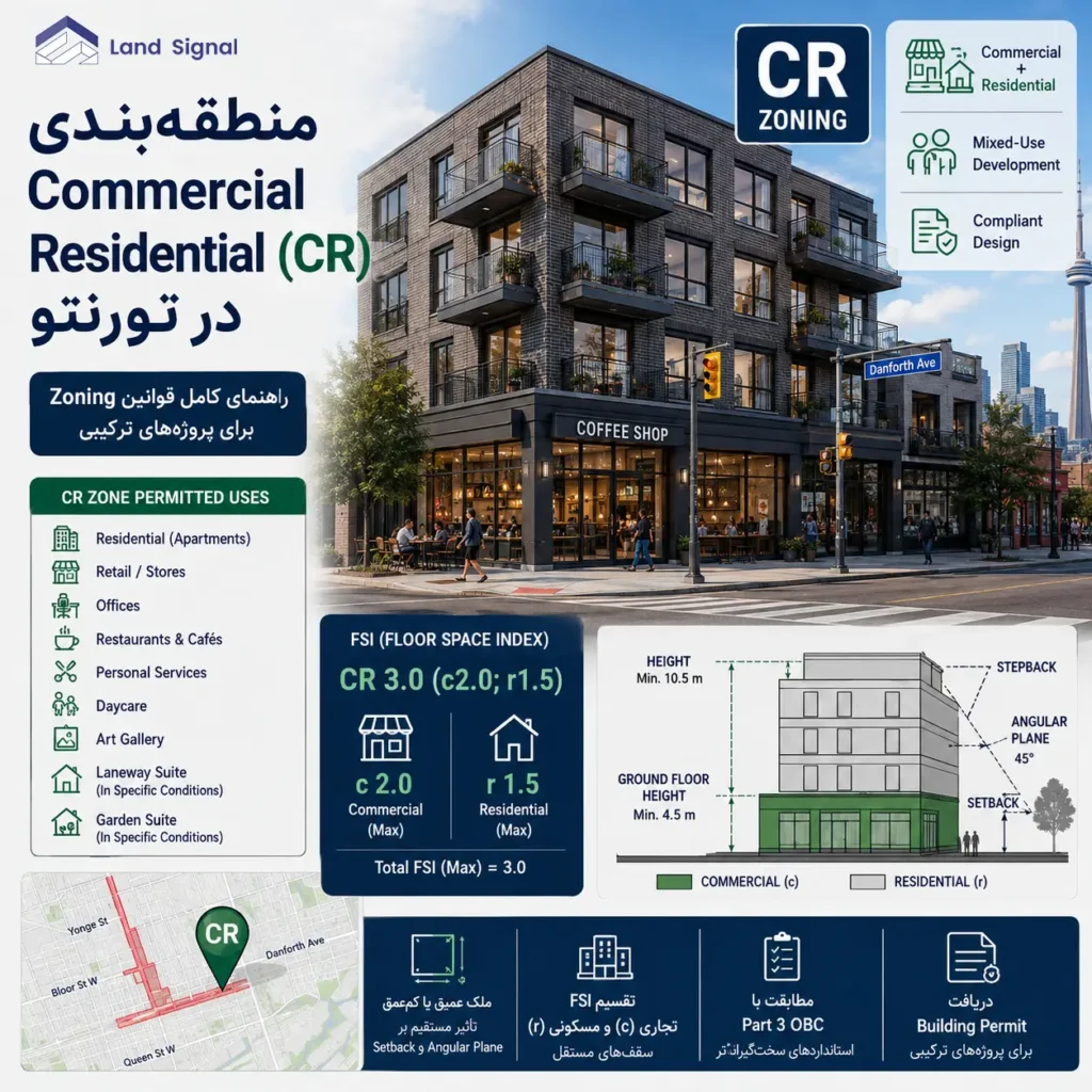 منطقه‌ بندی commercial residential در تورنتو