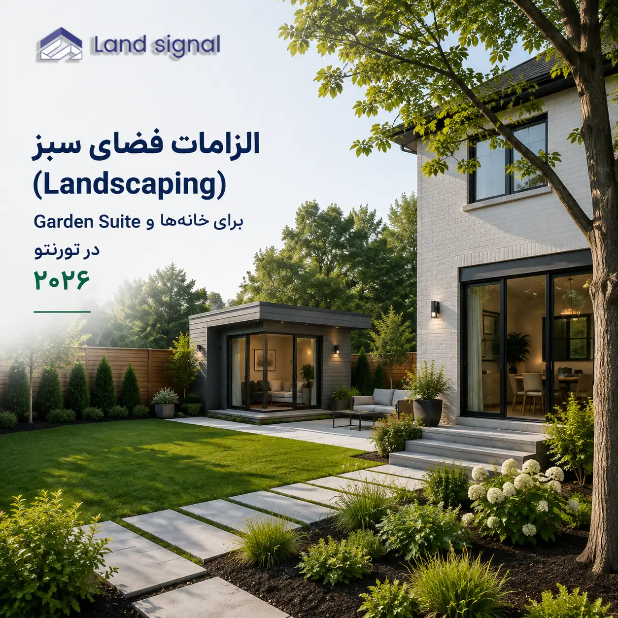 الزامات Landscaping برای خانه‌ها و Garden Suite در تورنتو