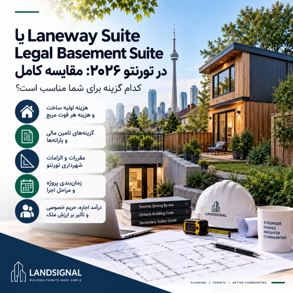 Laneway Suite یا Legal Basement Suite در تورنتو