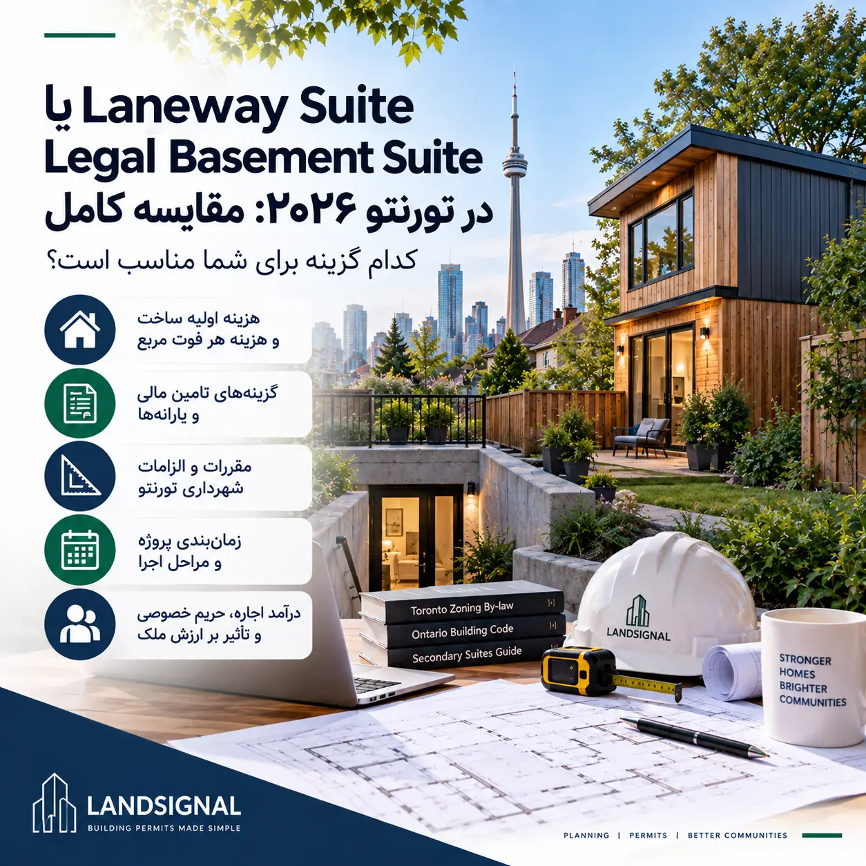 Laneway Suite یا Legal Basement Suite در تورنتو