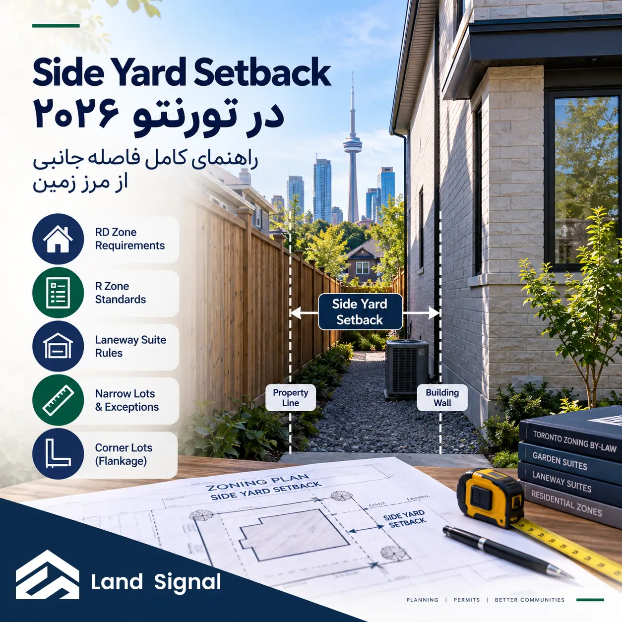 Side Yard Setback در تورنتو