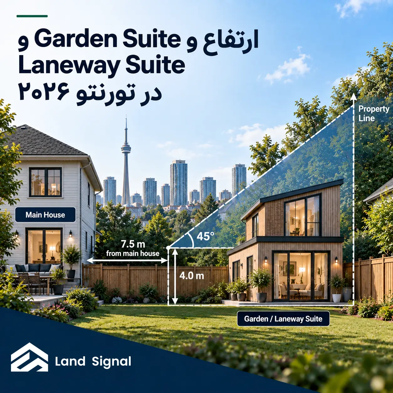 ارتفاع Garden Suite و Laneway Suite در تورنتو ۲۰۲۶