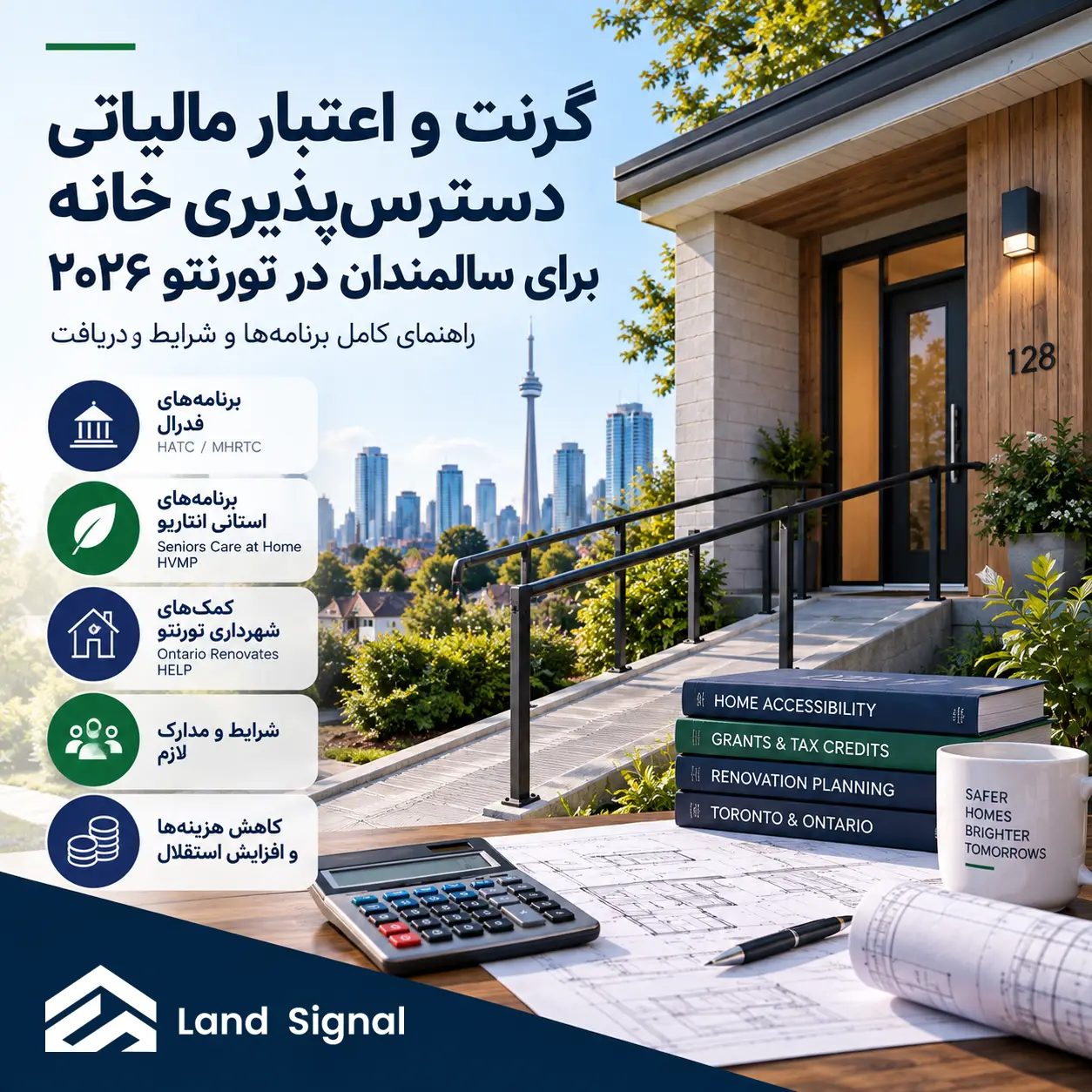 گرنت و اعتبار مالیاتی خانه برای سالمندان در تورنتو